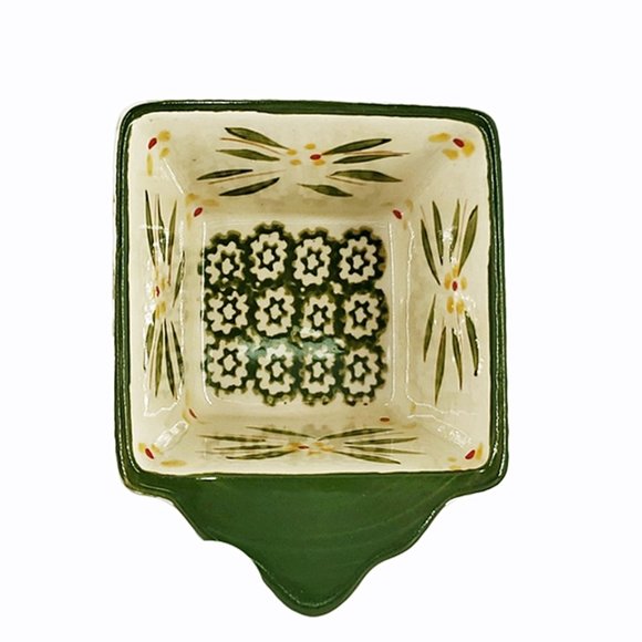 Temptations Tara Ramekin Bake Dish Old World Green - Picture 3 of 4